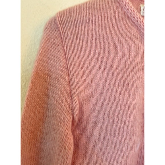 Vtg 60s Jane Irwill Womens Soft Pink Cardigan Sweater Preppy Size S Soft Girl - Picture 7 of 8